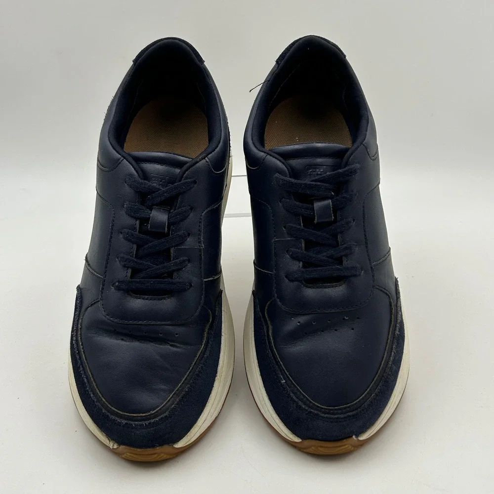 FitFlop Vitamin FF Sneakers Womens‎ Sz 9 Navy Blue Leather Suede Comfort Walking